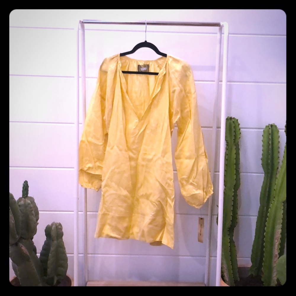 Reformation Sundress Puff Sleeves